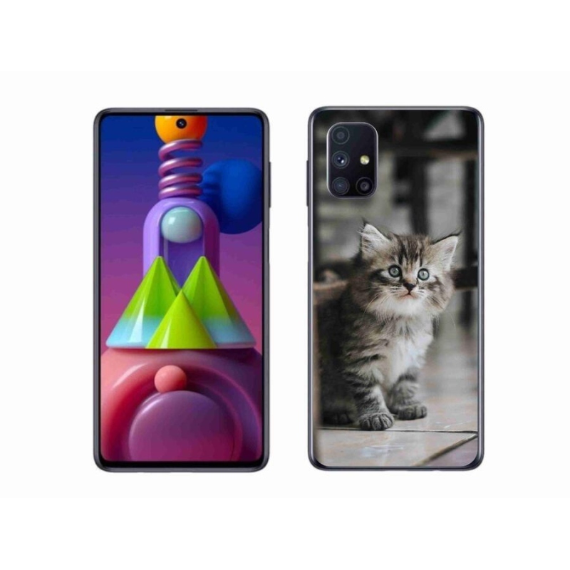 Gélový kryt mmCase na mobil Samsung Galaxy M51 - mačiatko