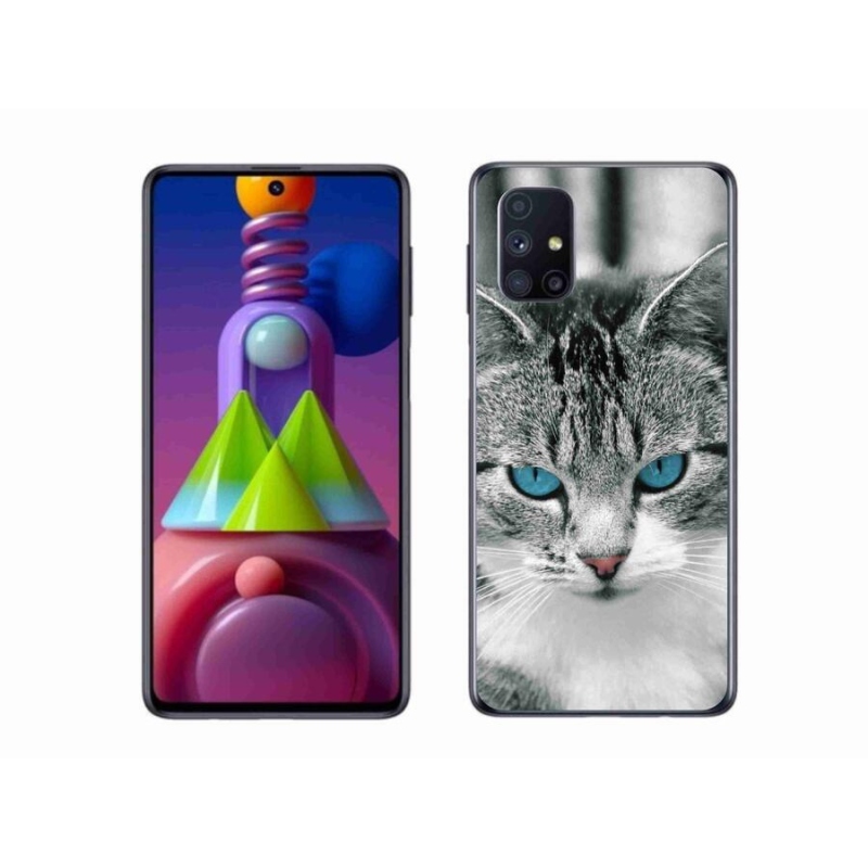 Gélový kryt mmCase na mobil Samsung Galaxy M51 - mačacie pohľad 1