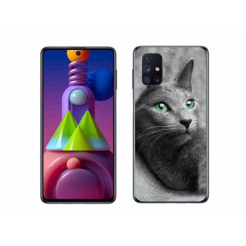 Gélový kryt mmCase na mobil Samsung Galaxy M51 - mačka 2