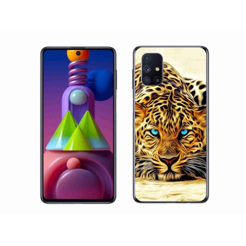 Gélový kryt mmCase na mobil Samsung Galaxy M51 - kreslený tiger