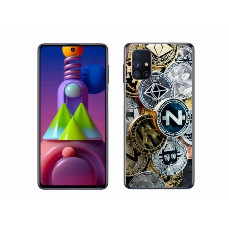 Gélový kryt mmCase na mobil Samsung Galaxy M51 - kryptomena