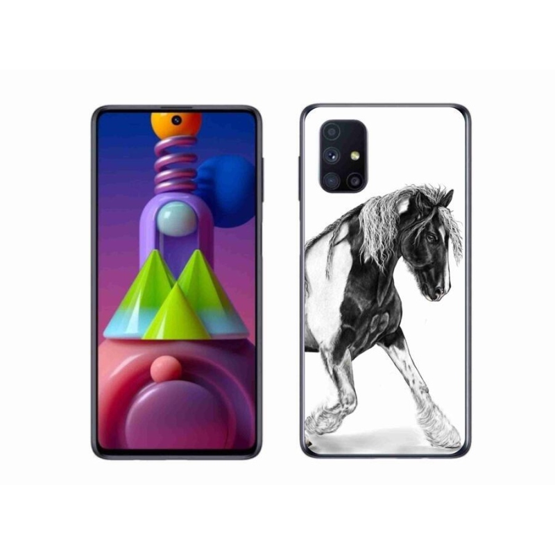 Gélový kryt mmCase na mobil Samsung Galaxy M51 - kôň