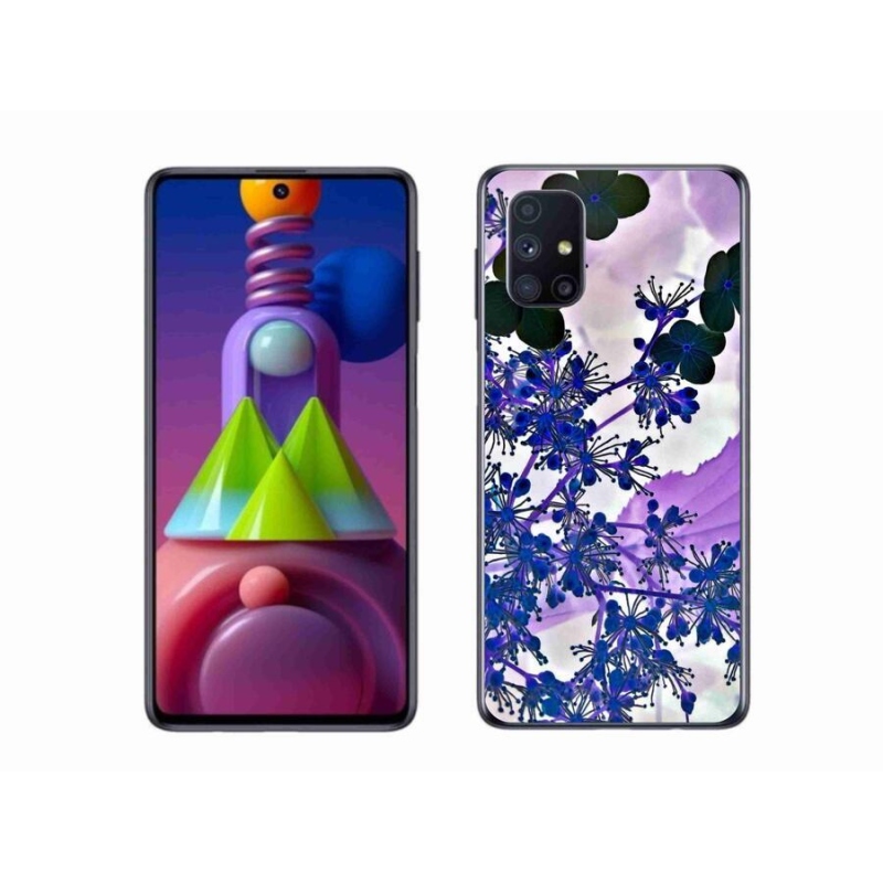 Gélový kryt mmCase na mobil Samsung Galaxy M51 - kvet hortenzie