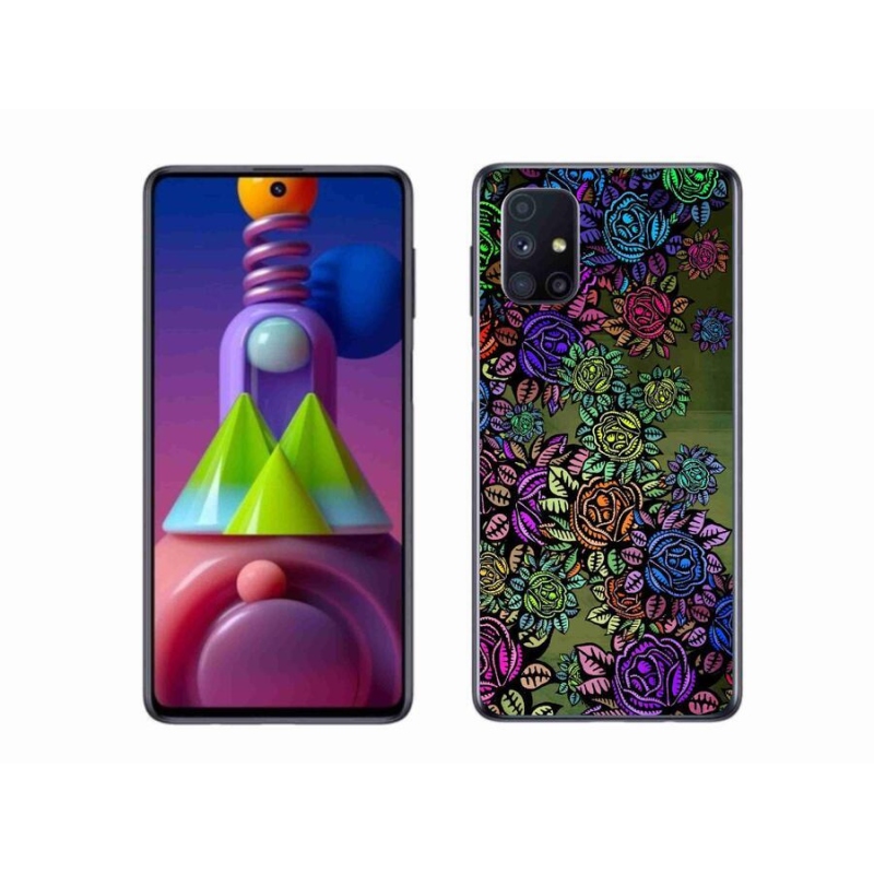 Gélový kryt mmCase na mobil Samsung Galaxy M51 - kvety 6