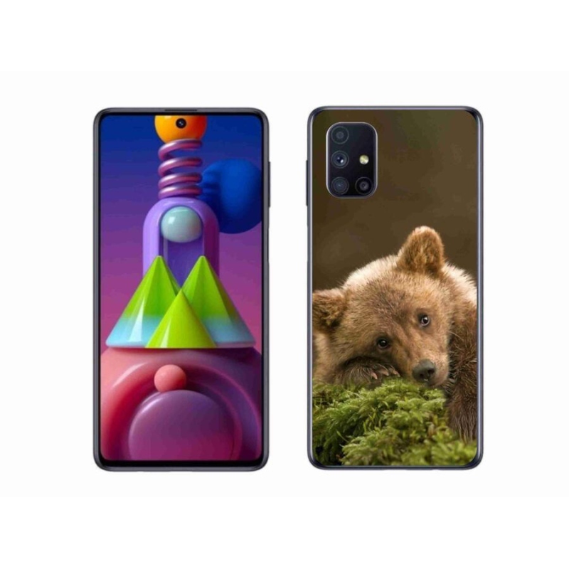 Gélový kryt mmCase na mobil Samsung Galaxy M51 - medveď