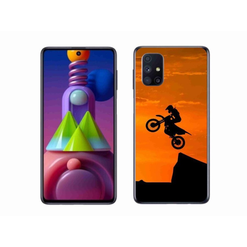 Gélový kryt mmCase na mobil Samsung Galaxy M51 - motocross