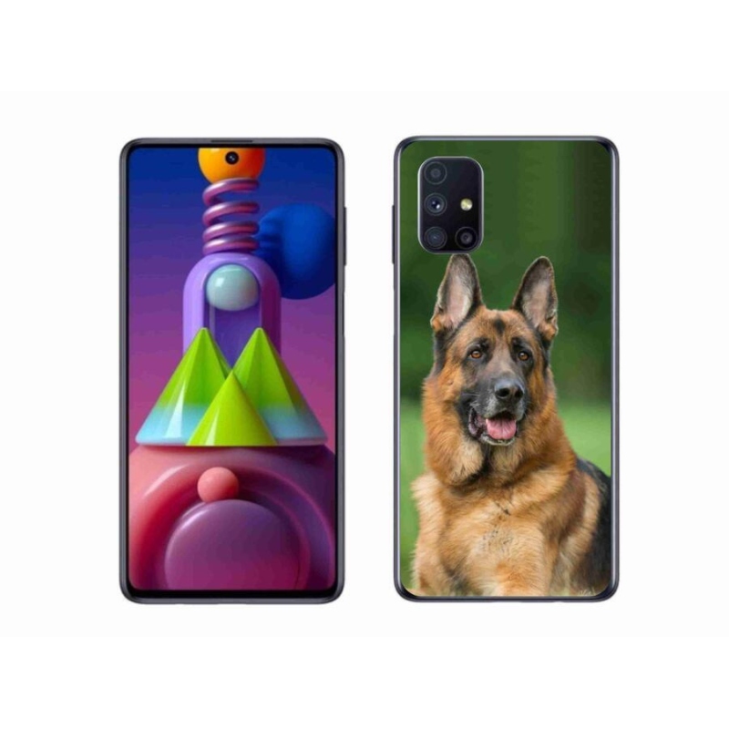 Gélový kryt mmCase na mobil Samsung Galaxy M51 - nemecký ovčiak