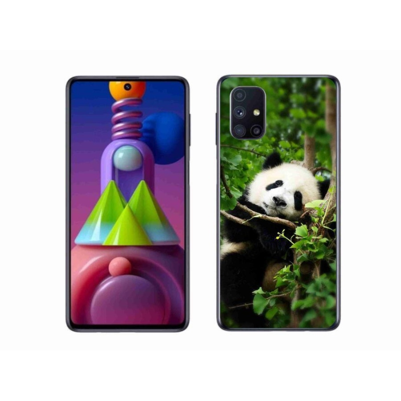 Gélový kryt mmCase na mobil Samsung Galaxy M51 - panda