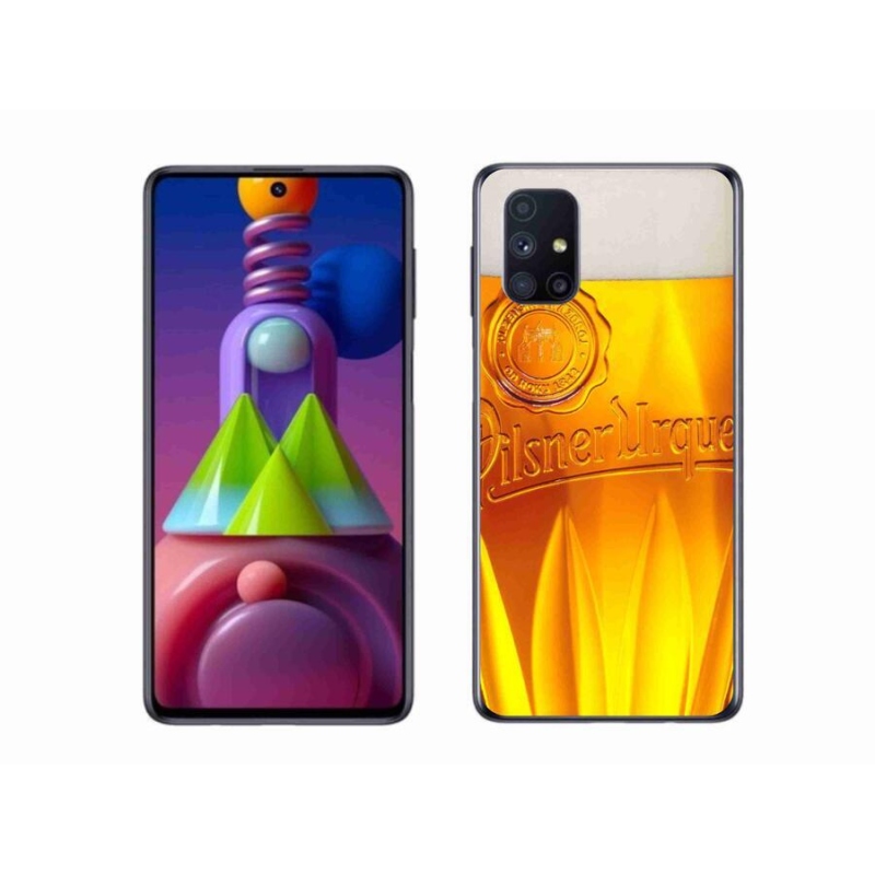 Gélový kryt mmCase na mobil Samsung Galaxy M51 - pivo