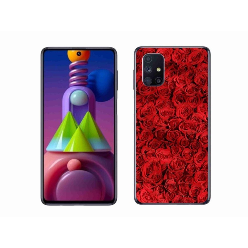 Gélový kryt mmCase na mobil Samsung Galaxy M51 - ruža