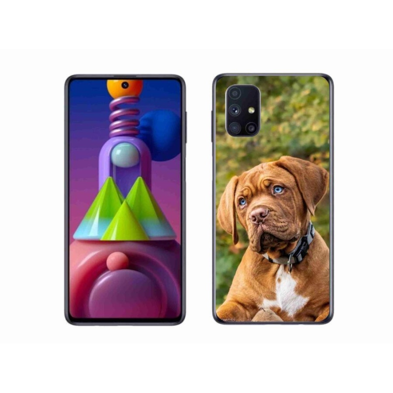 Gélový kryt mmCase na mobil Samsung Galaxy M51 - šteňa