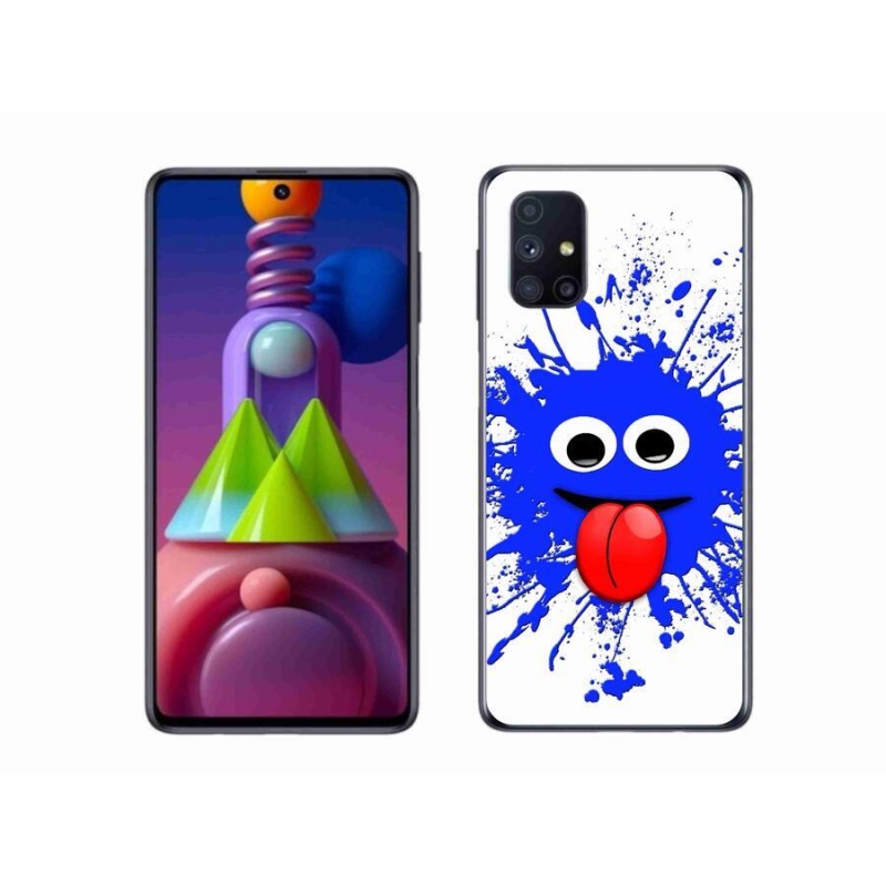 Gélový kryt mmCase na mobil Samsung Galaxy M51 - strašidlo