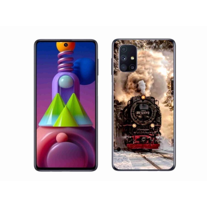 Gélový kryt mmCase na mobil Samsung Galaxy M51 - vlak