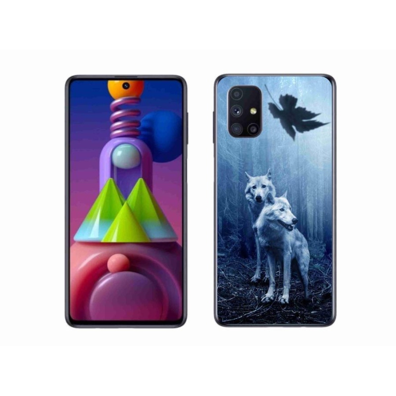 Gélový kryt mmCase na mobil Samsung Galaxy M51 - vlci v lese