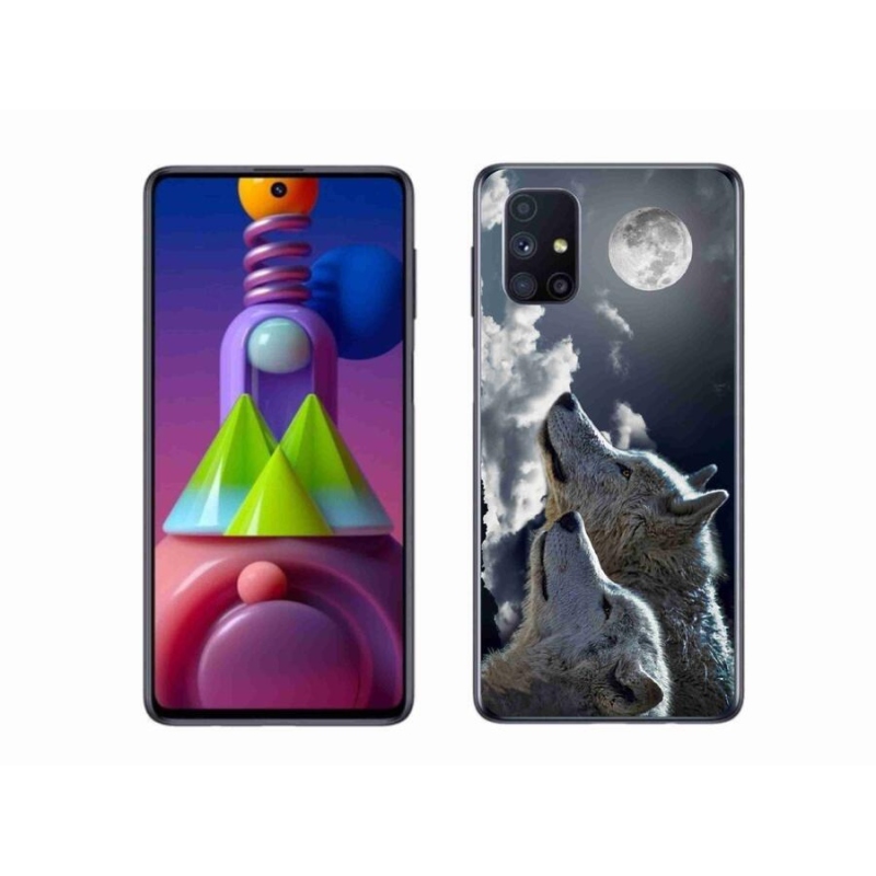 Gélový kryt mmCase na mobil Samsung Galaxy M51 - vlci