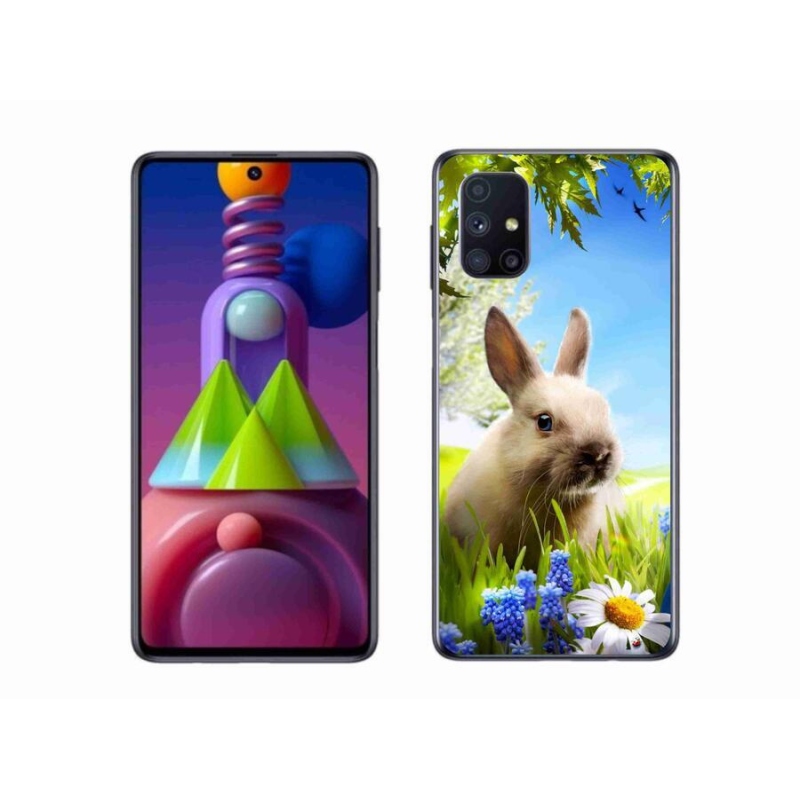 Gélový kryt mmCase na mobil Samsung Galaxy M51 - zajačik