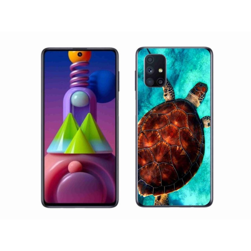 Gélový kryt mmCase na mobil Samsung Galaxy M51 - korytnačka