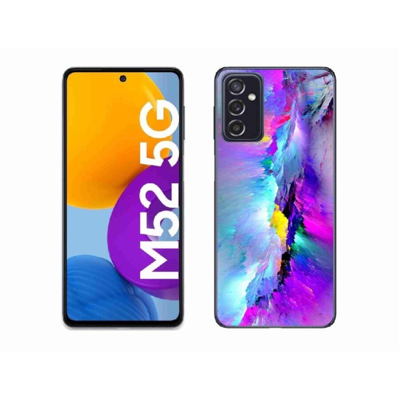 Gélový kryt mmCase na mobil Samsung Galaxy M52 5G - abstrakt