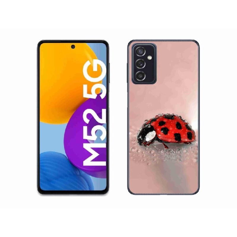 Gélový kryt mmCase na mobil Samsung Galaxy M52 5G - lienka