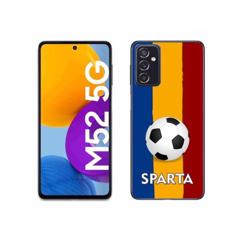 Gélový kryt mmCase na mobil Samsung Galaxy M52 5G - futbal 1