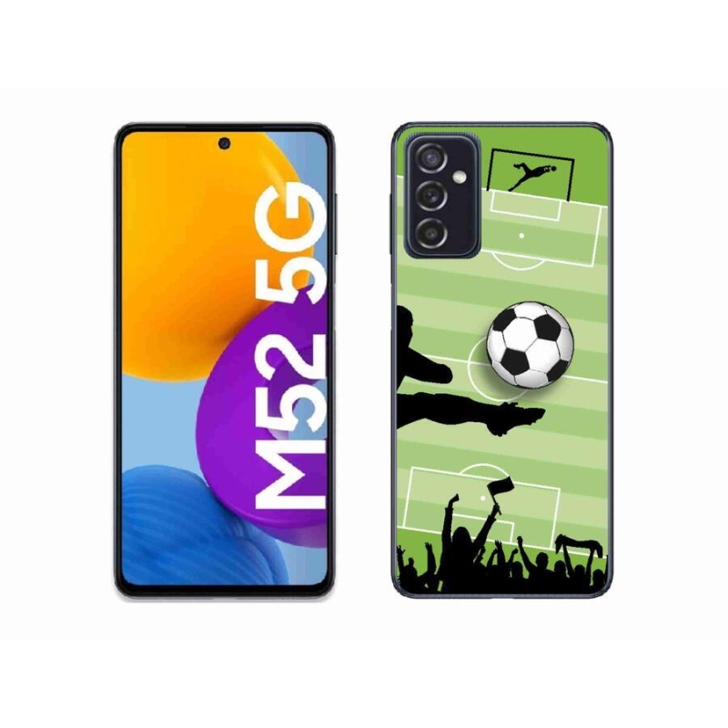 Gélový kryt mmCase na mobil Samsung Galaxy M52 5G - futbal 3