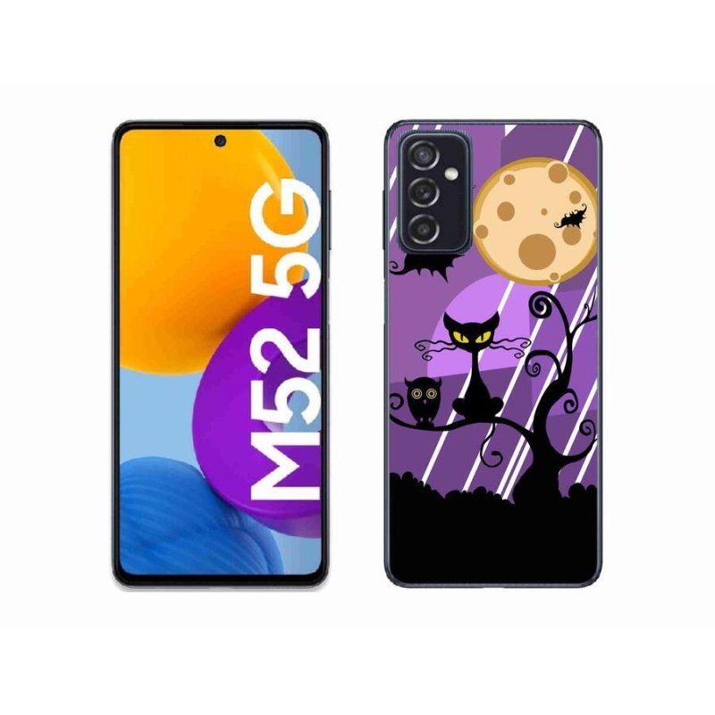 Gélový kryt mmCase na mobil Samsung Galaxy M52 5G - halloween