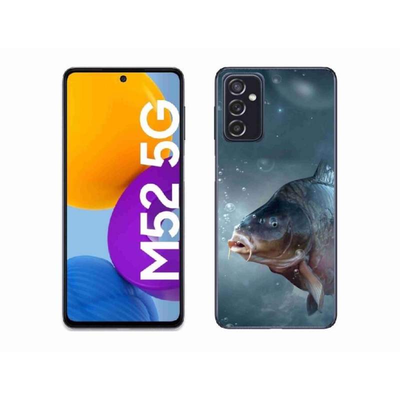 Gélový kryt mmCase na mobil Samsung Galaxy M52 5G - kapor a bublinky