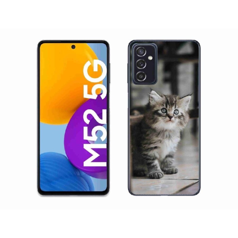 Gélový kryt mmCase na mobil Samsung Galaxy M52 5G - mačiatko