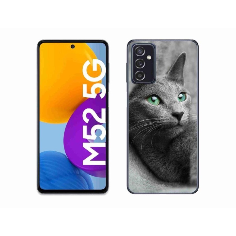 Gélový kryt mmCase na mobil Samsung Galaxy M52 5G - mačka 2