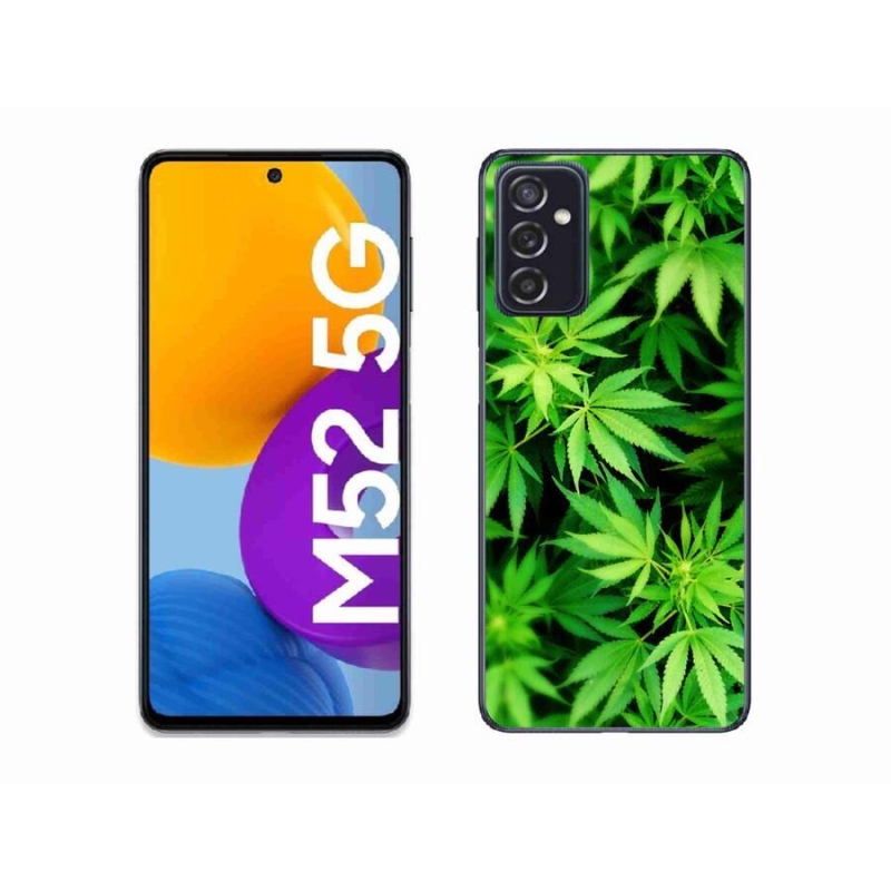 Gélový kryt mmCase na mobil Samsung Galaxy M52 5G - konope 3