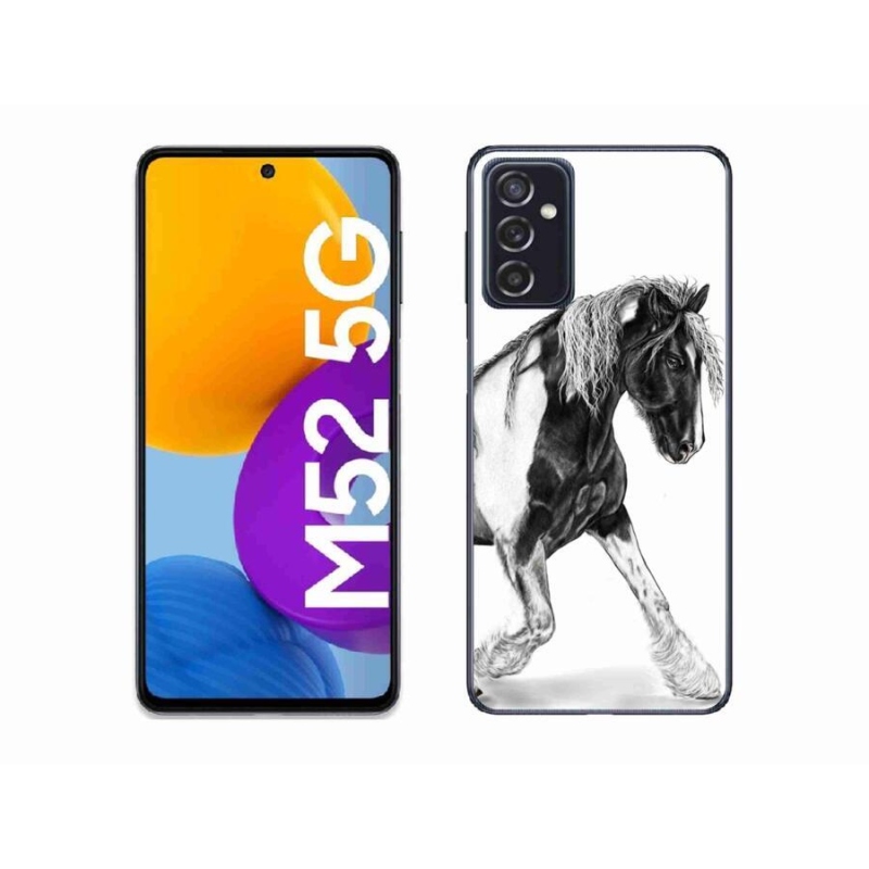 Gélový kryt mmCase na mobil Samsung Galaxy M52 5G - kôň