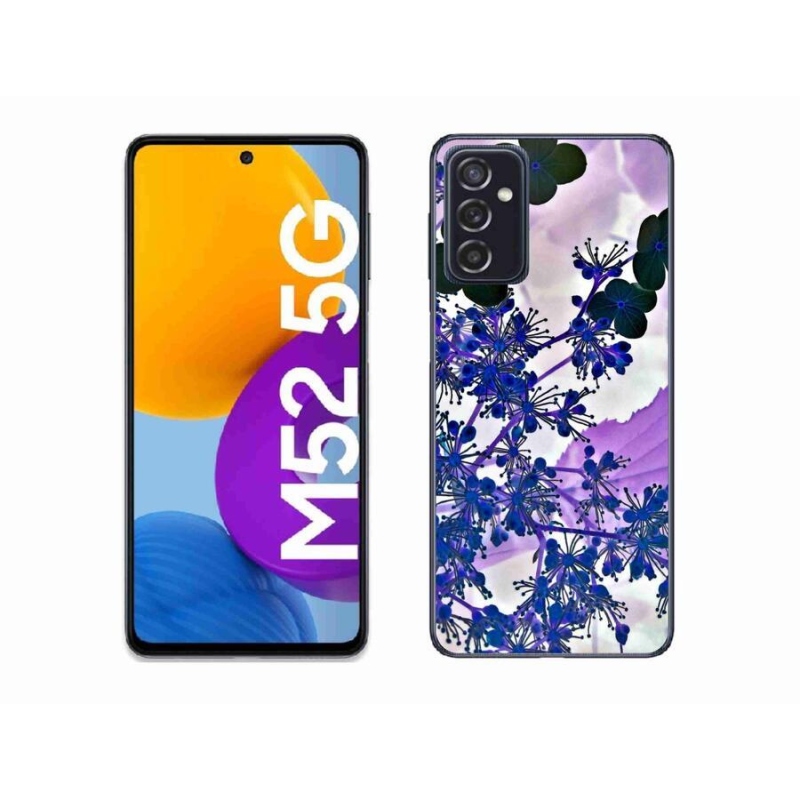 Gélový kryt mmCase na mobil Samsung Galaxy M52 5G - kvet hortenzie