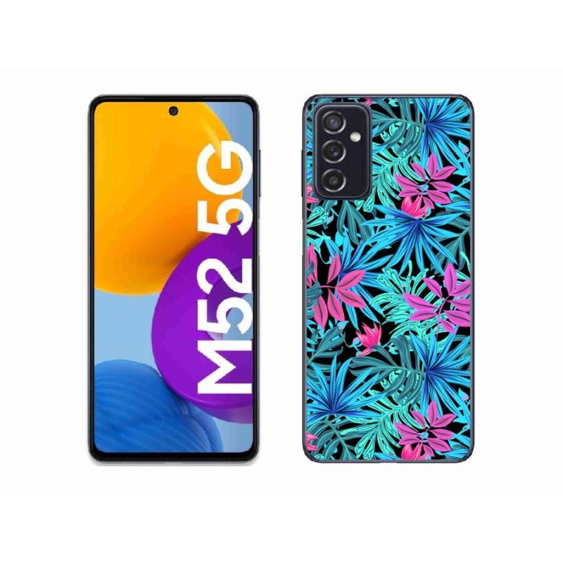 Gélový kryt mmCase na mobil Samsung Galaxy M52 5G - kvety 3