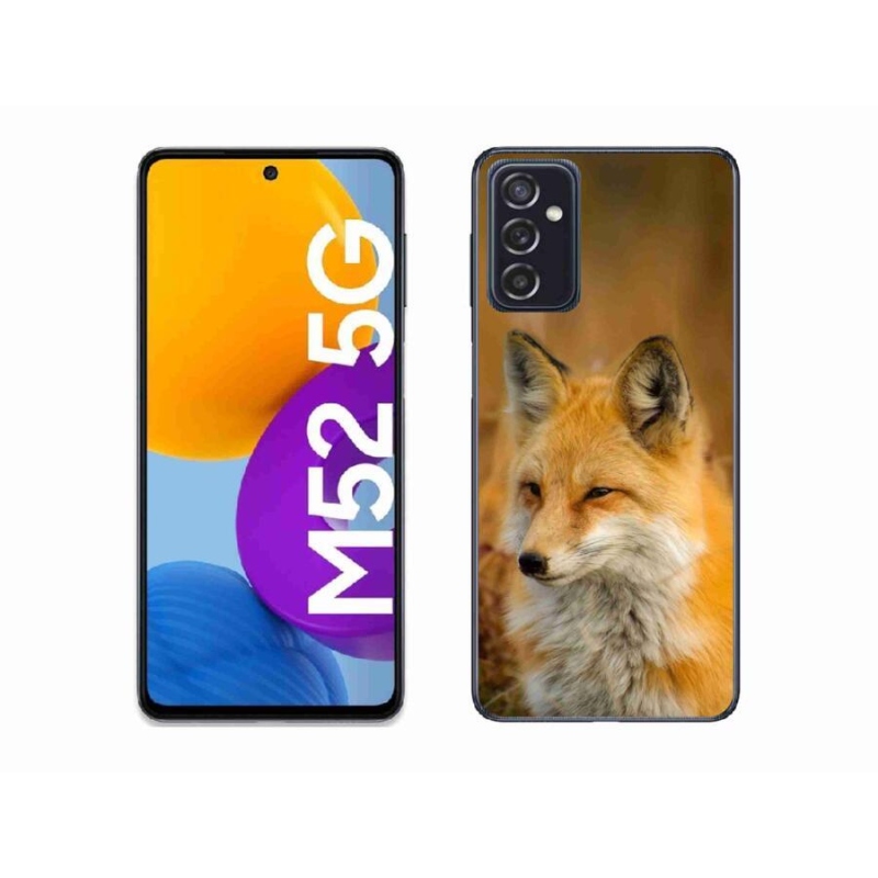 Gélový kryt mmCase na mobil Samsung Galaxy M52 5G - líška