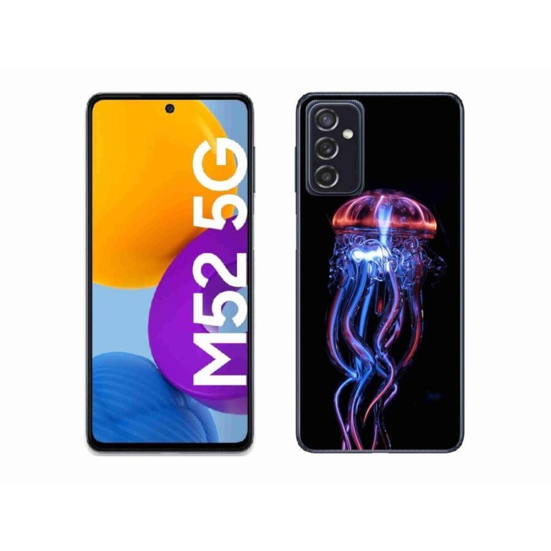 Gélový kryt mmCase na mobil Samsung Galaxy M52 5G - medúza