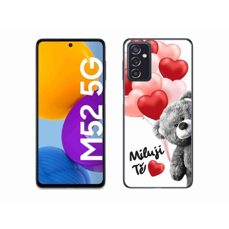 Gélový kryt mmCase na mobil Samsung Galaxy M52 5G - milujem Ťa