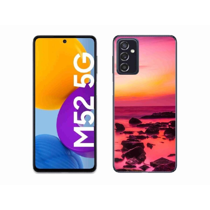 Gélový kryt mmCase na mobil Samsung Galaxy M52 5G - more a žiara