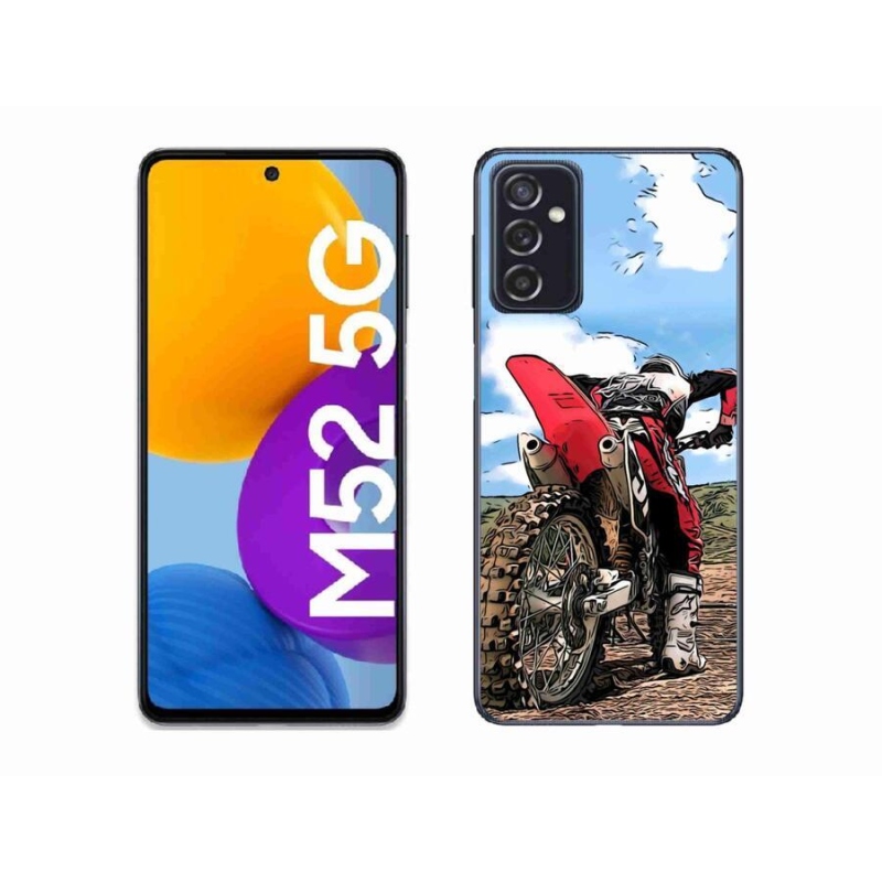 Gélový kryt mmCase na mobil Samsung Galaxy M52 5G - moto