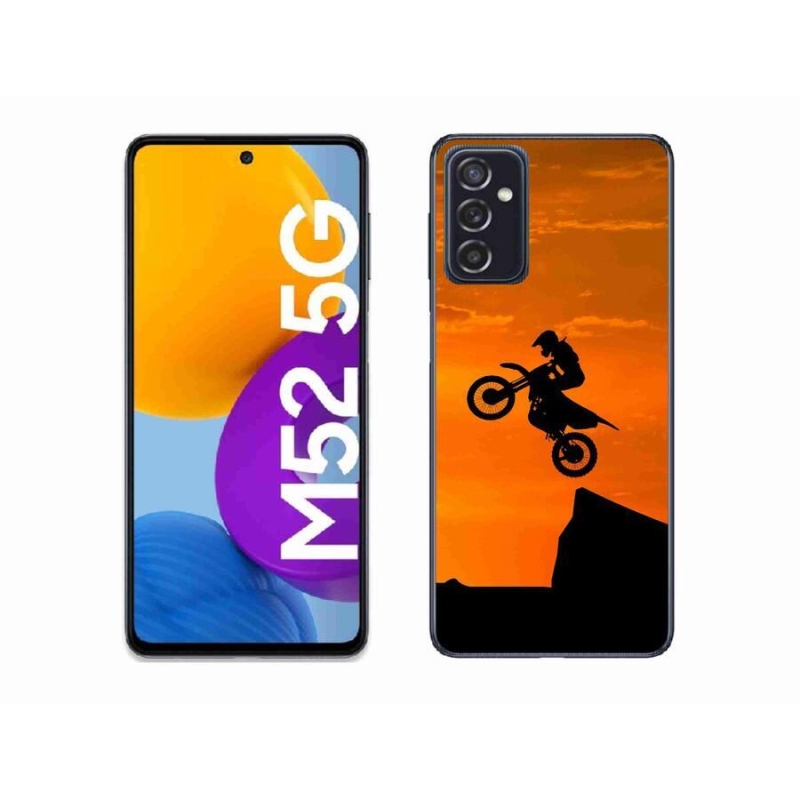 Gélový kryt mmCase na mobil Samsung Galaxy M52 5G - motocross