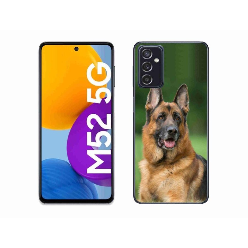 Gélový kryt mmCase na mobil Samsung Galaxy M52 5G - nemecký ovčiak