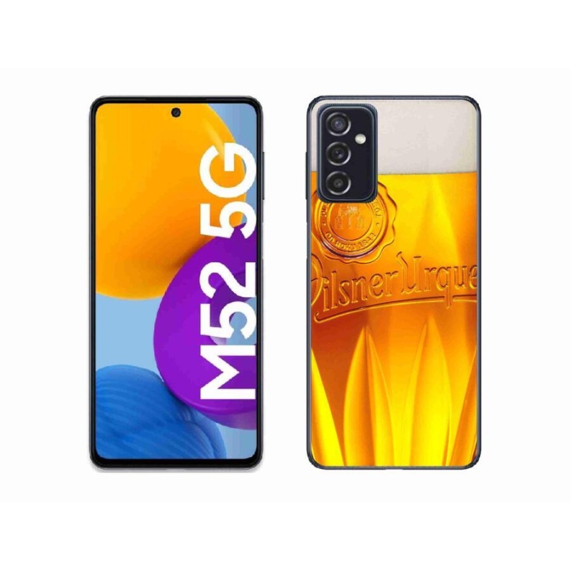 Gélový kryt mmCase na mobil Samsung Galaxy M52 5G - pivo