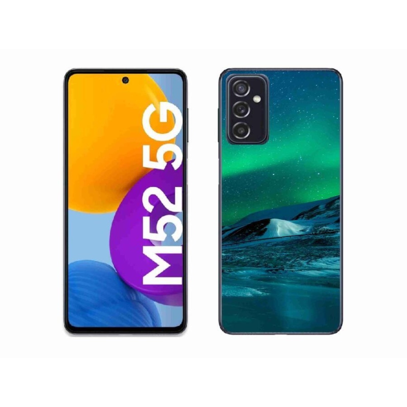 Gélový kryt mmCase na mobil Samsung Galaxy M52 5G - polárna žiara