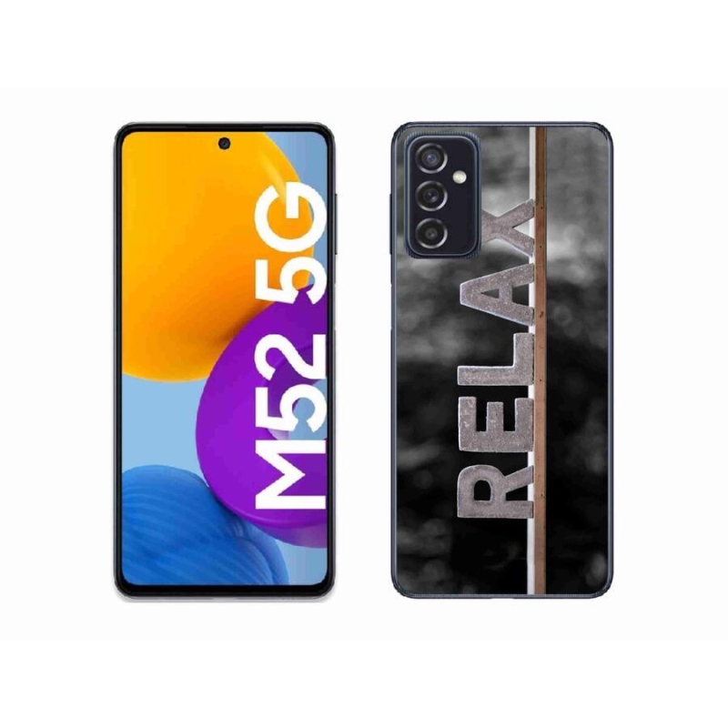 Gélový kryt mmCase na mobil Samsung Galaxy M52 5G - relax 1