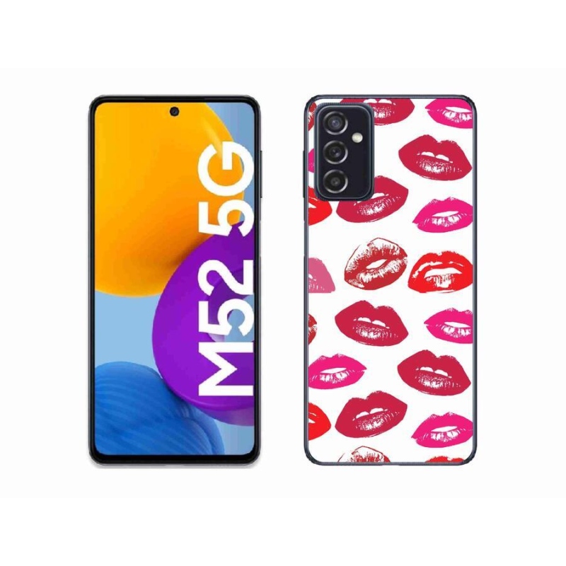 Gélový kryt mmCase na mobil Samsung Galaxy M52 5G - pery