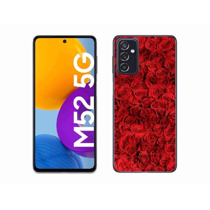 Gélový kryt mmCase na mobil Samsung Galaxy M52 5G - ruža