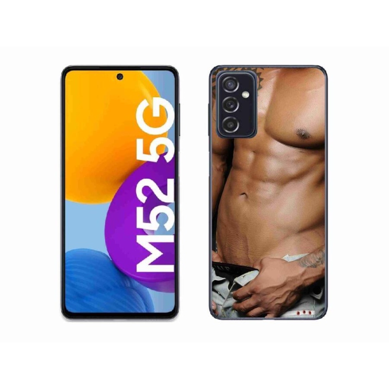 Gélový kryt mmCase na mobil Samsung Galaxy M52 5G - sexy muž