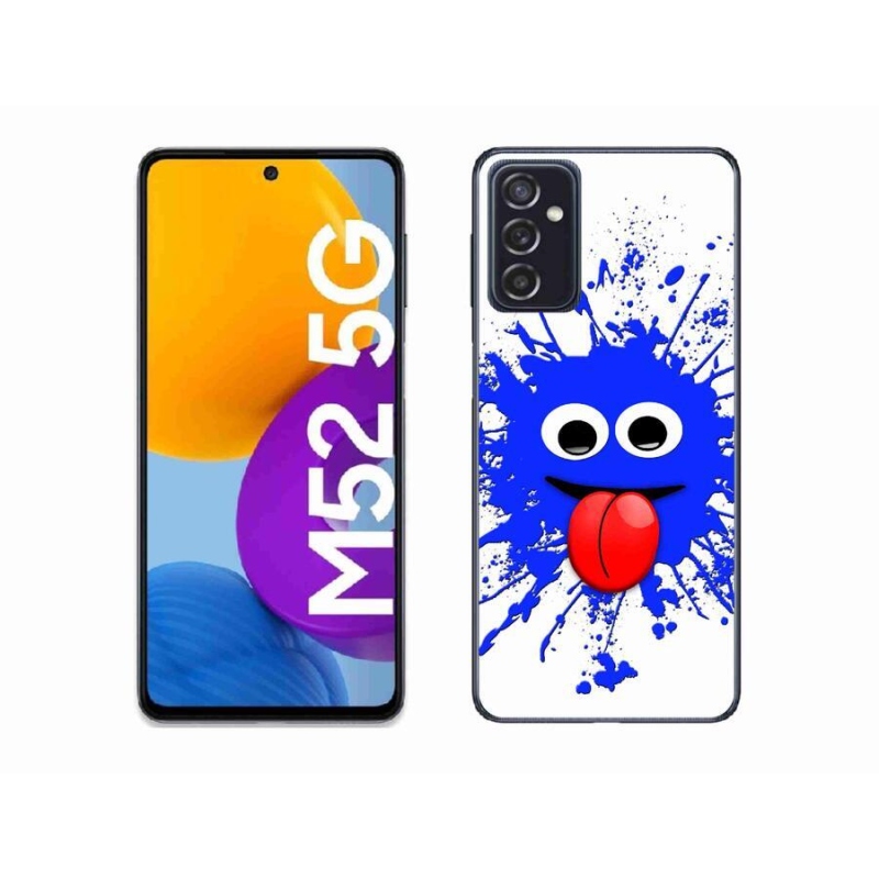 Gélový kryt mmCase na mobil Samsung Galaxy M52 5G - strašidlo