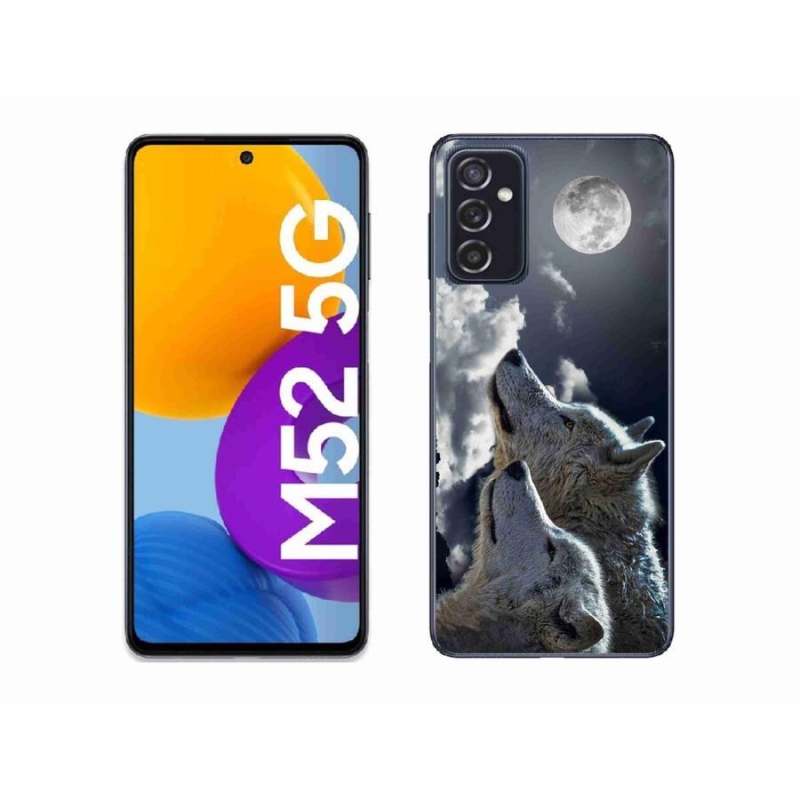 Gélový kryt mmCase na mobil Samsung Galaxy M52 5G - vlci