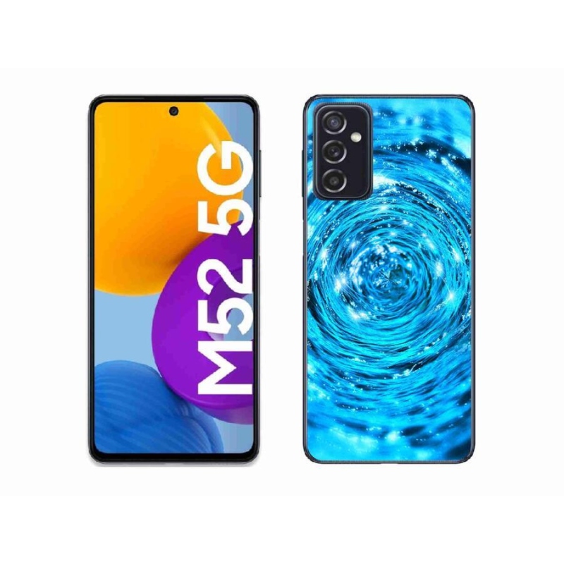 Gélový kryt mmCase na mobil Samsung Galaxy M52 5G - vodný vír