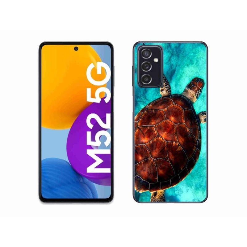 Gélový kryt mmCase na mobil Samsung Galaxy M52 5G - korytnačka